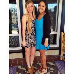 Brandy Melville Open Back Daisy Dress